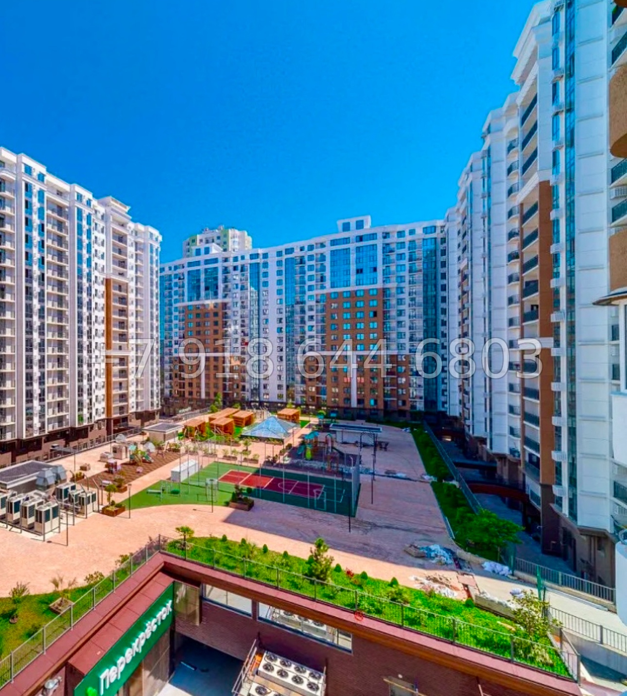 № 45р. Двухкомнатная Квартира в популярном Жилом Комплексе в центре города Сочи.  - миниатюра 11