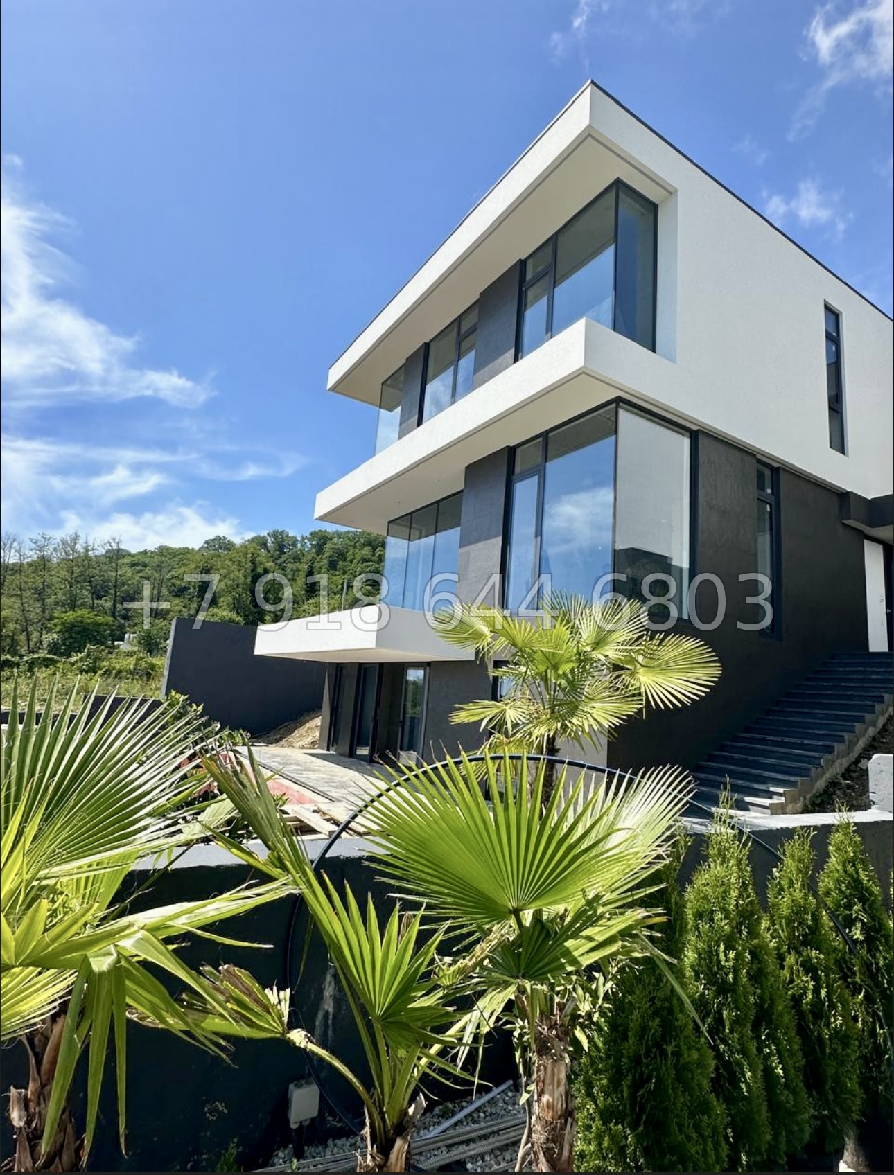 № 18 В. Два роскошных дома с бассейном и с прямым видом на море в Сочи  - миниатюра 17