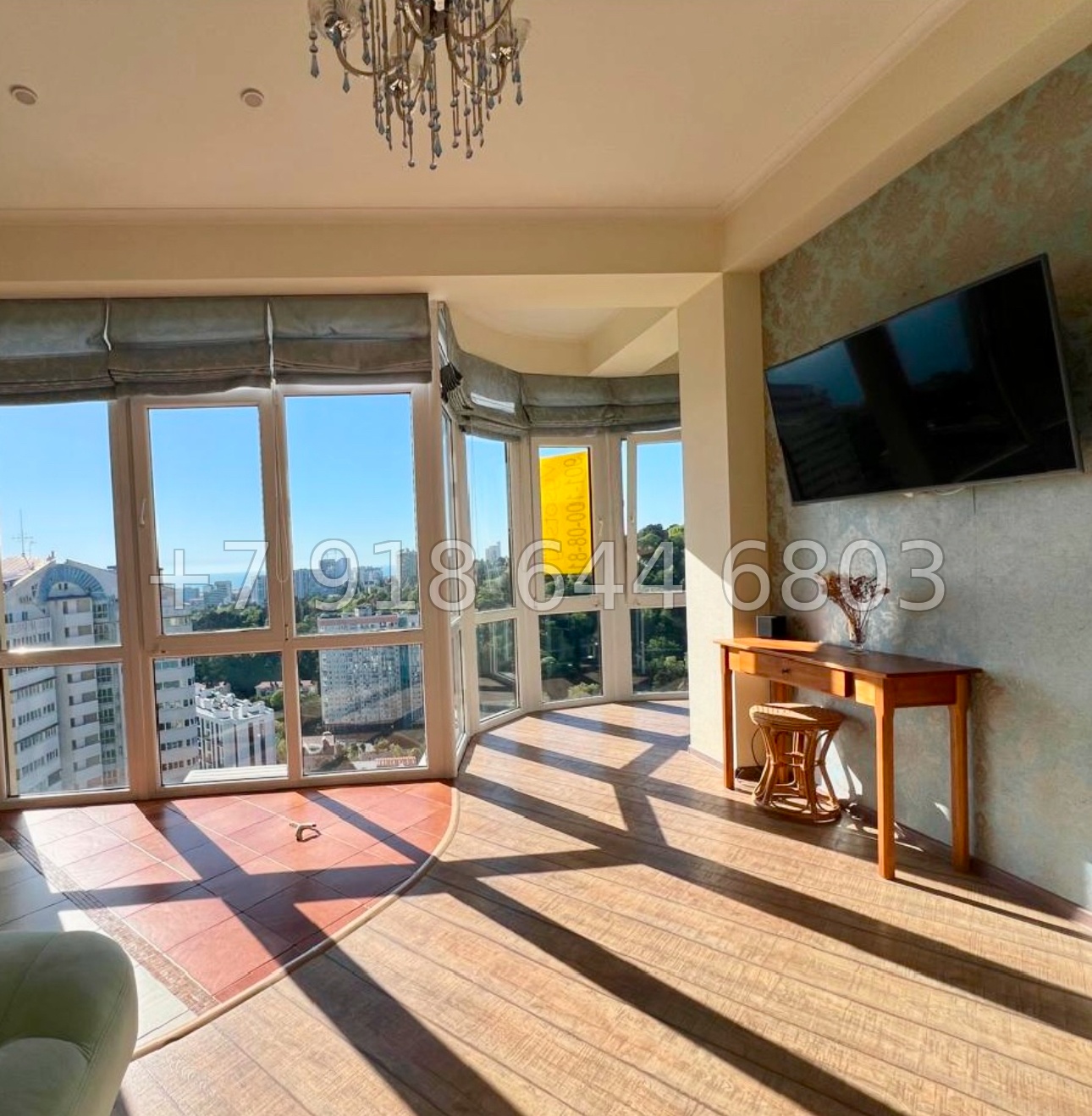 № 266 р. Трёхкомнатная Квартира в Сочи ЖК Золотой Колос  - миниатюра 1