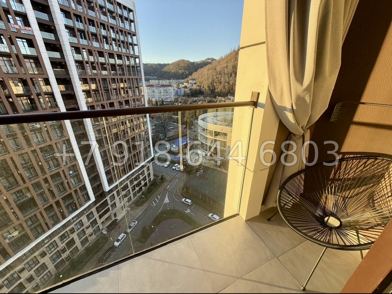 80р. Квартира с видом на закат. ЖК Аллея Парк Сочи Дагомыс  - миниатюра 11