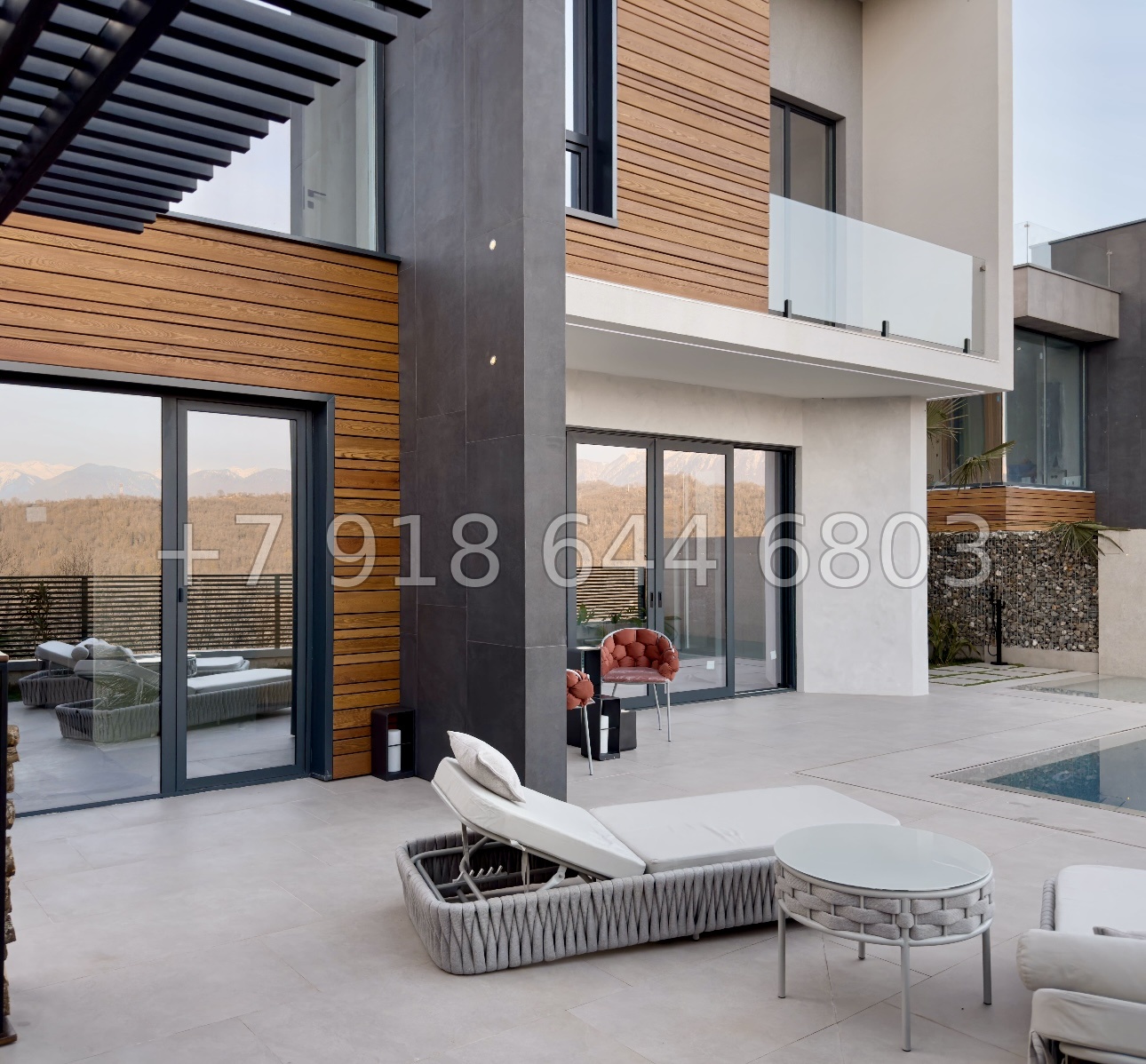 № 18 М. Дом с бассейном с красивым видом в Адлере  - миниатюра 2