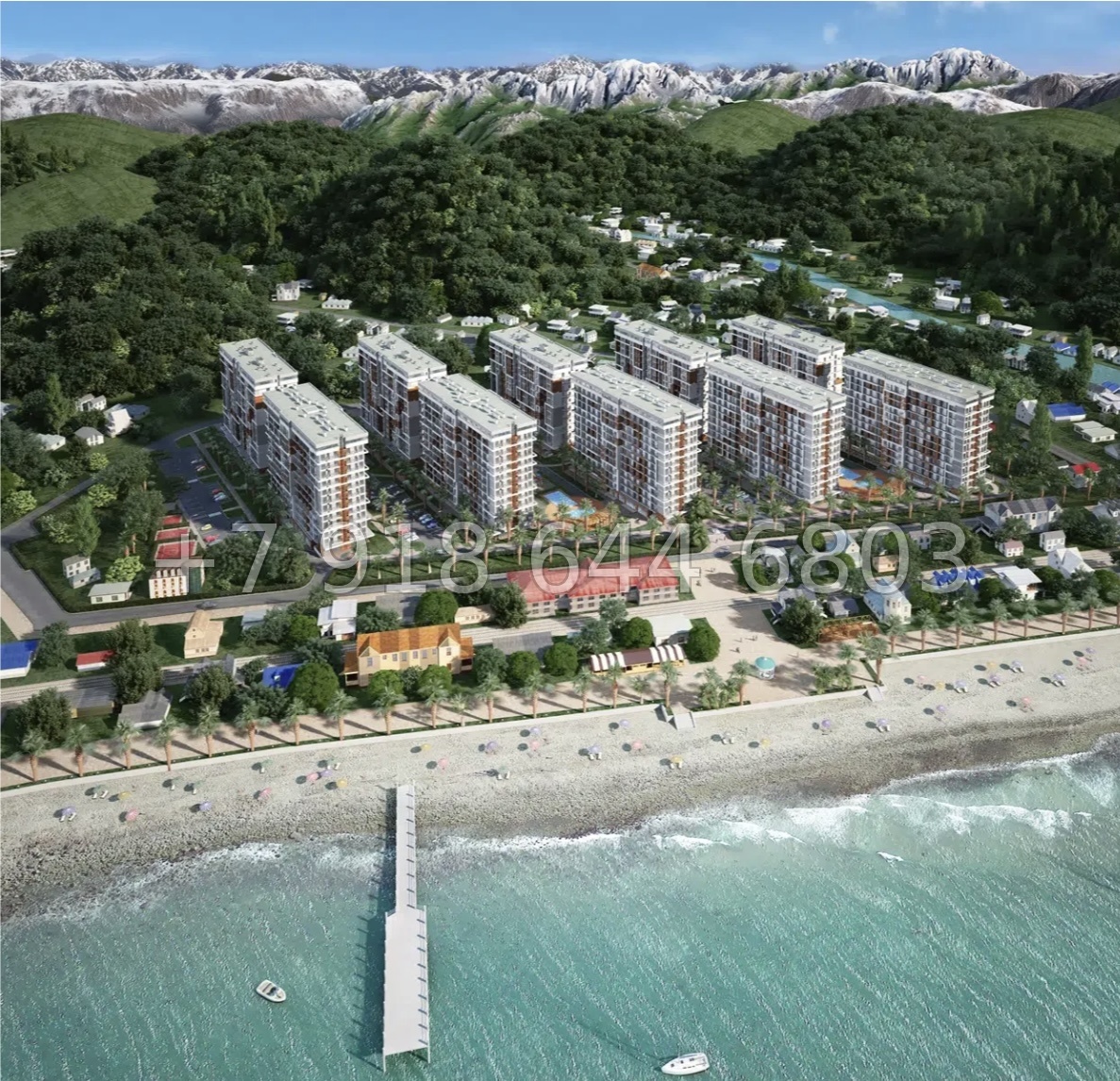 № 771 р. Квартира у моря с бассейном в Сочи  - миниатюра 18
