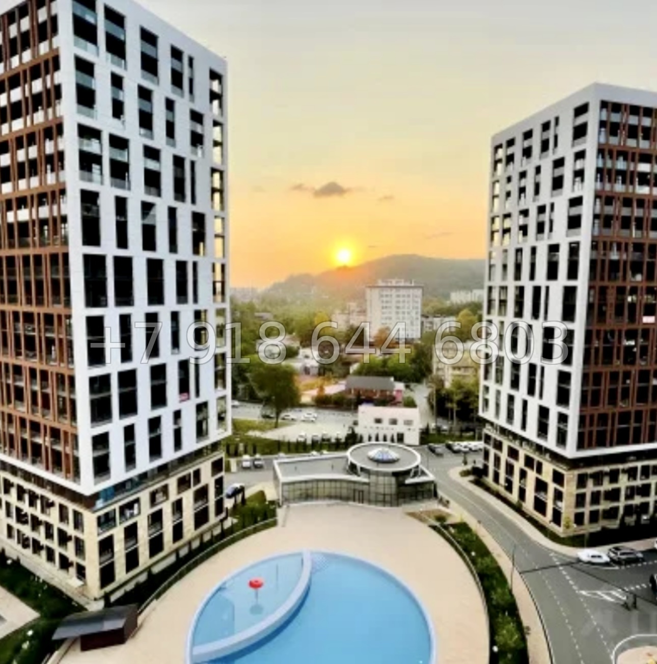 № 8п. Квартира в доме бизнес класса с бассейном в Дагомысе Сочи  - миниатюра 21