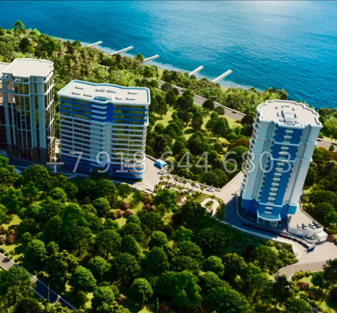 № 427 р. ЖК Южное море Сочи. Квартира с видом на море  - миниатюра 7