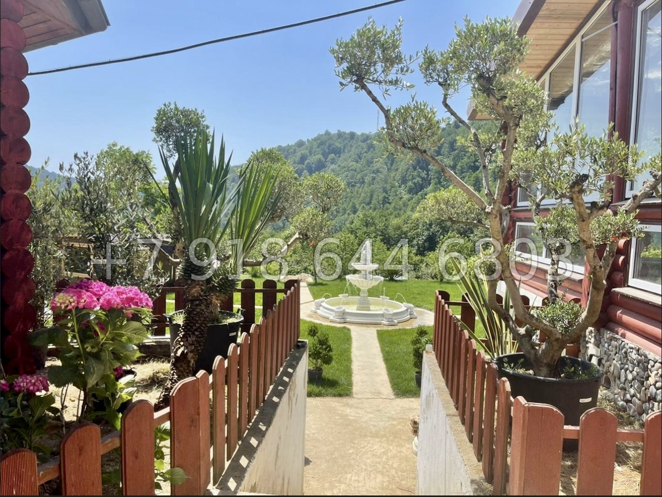 № 72 Б. Дом с озером с карпами в Адлере  - миниатюра 21