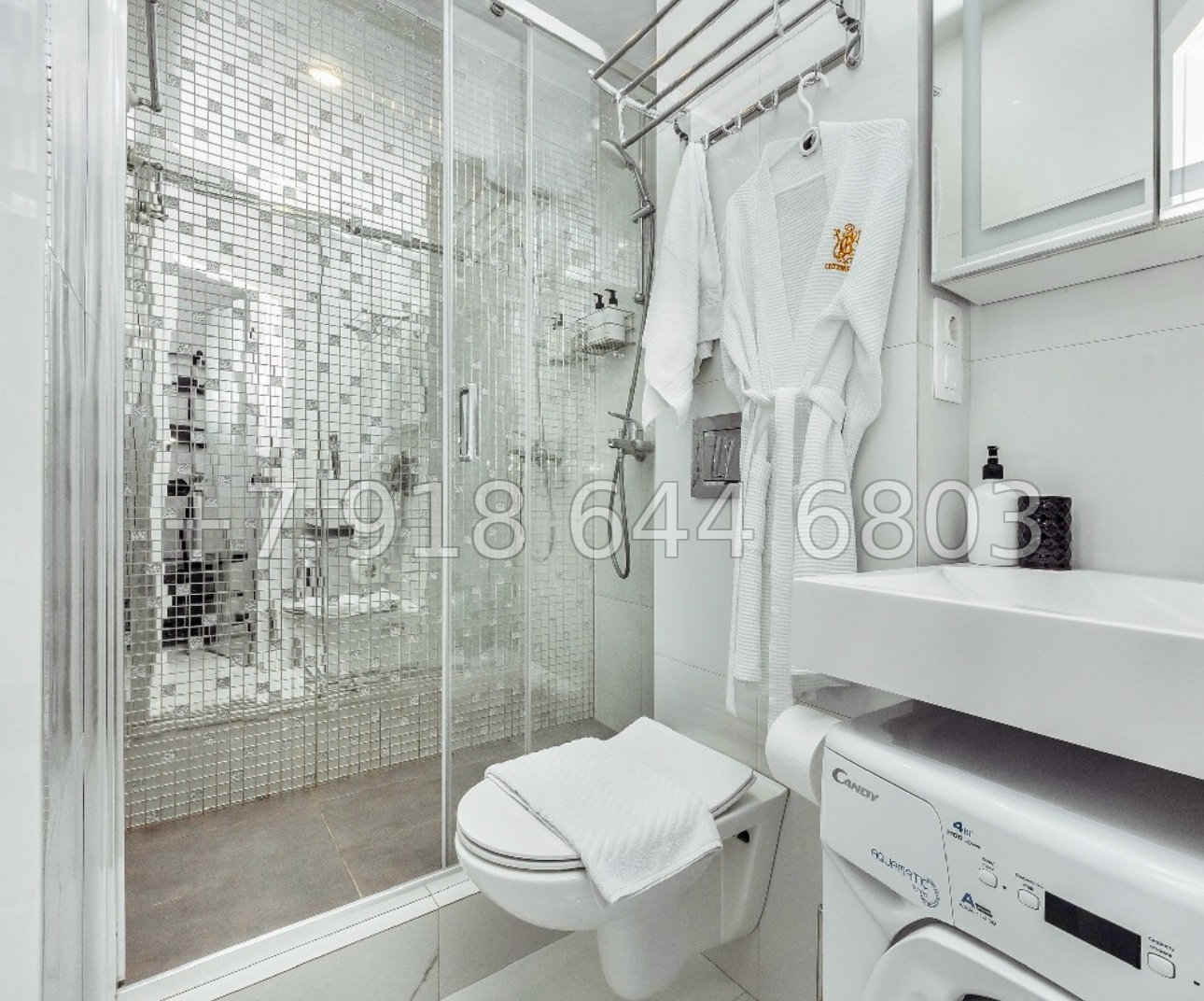 № 185 р. Квартира в Сочи с бассейном  - миниатюра 21