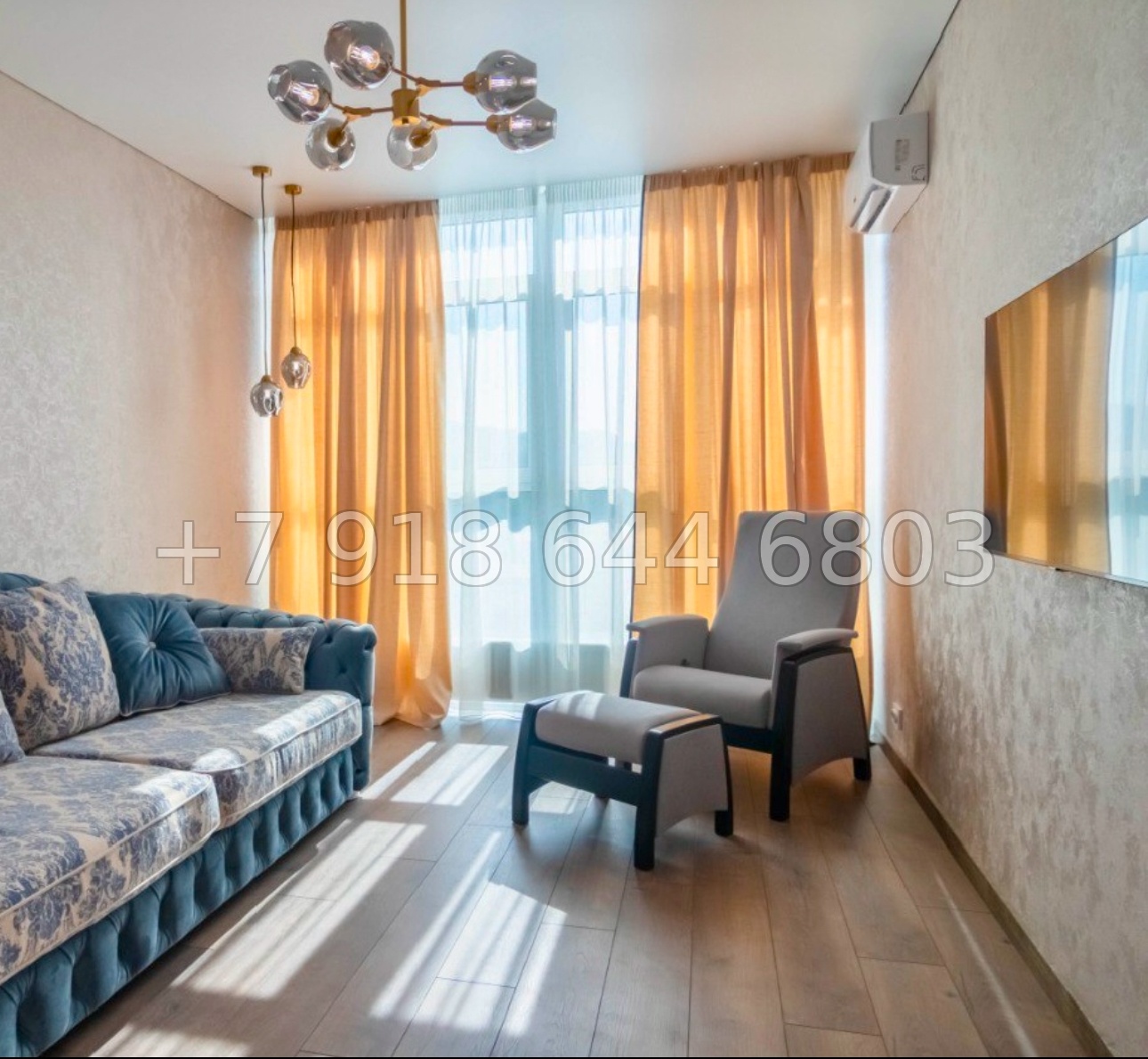 № 14 е. Трёхкомнатная Квартира в центре города Сочи ЖК Огни Сочи  - миниатюра 15