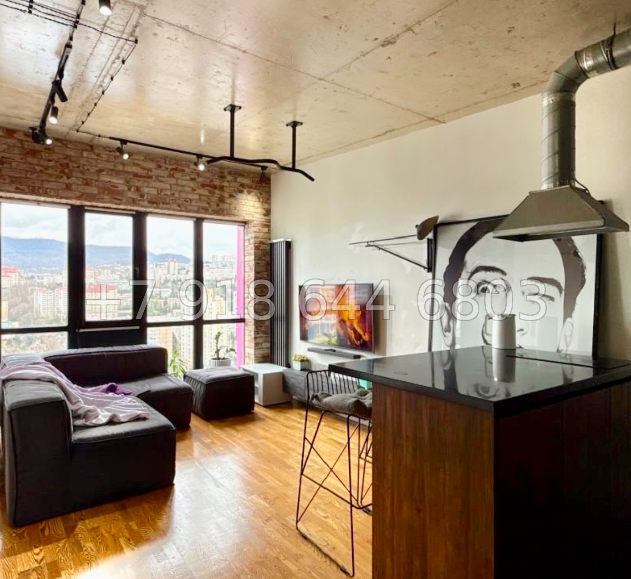 № 251 р. Квартира в стиле лофт в Сочи ЖК 123 - миниатюра 12