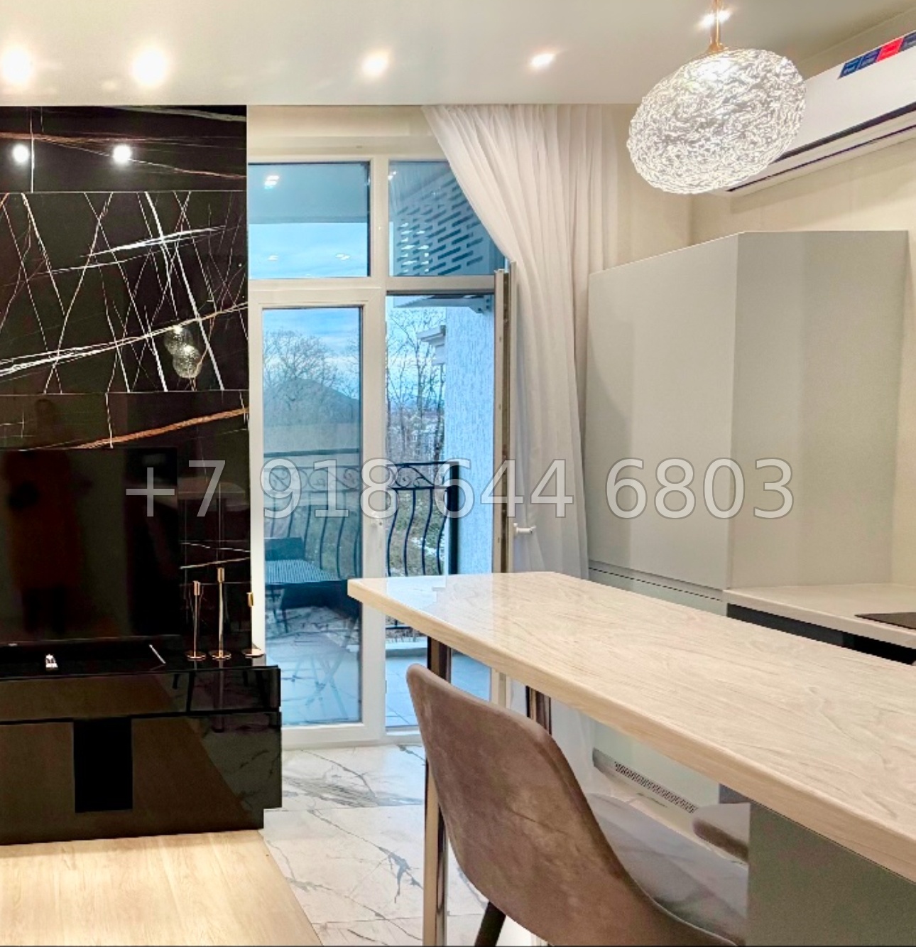 № 428 р. ЖК Меркато Сочи. Квартира с бассейном на территории  - миниатюра 8