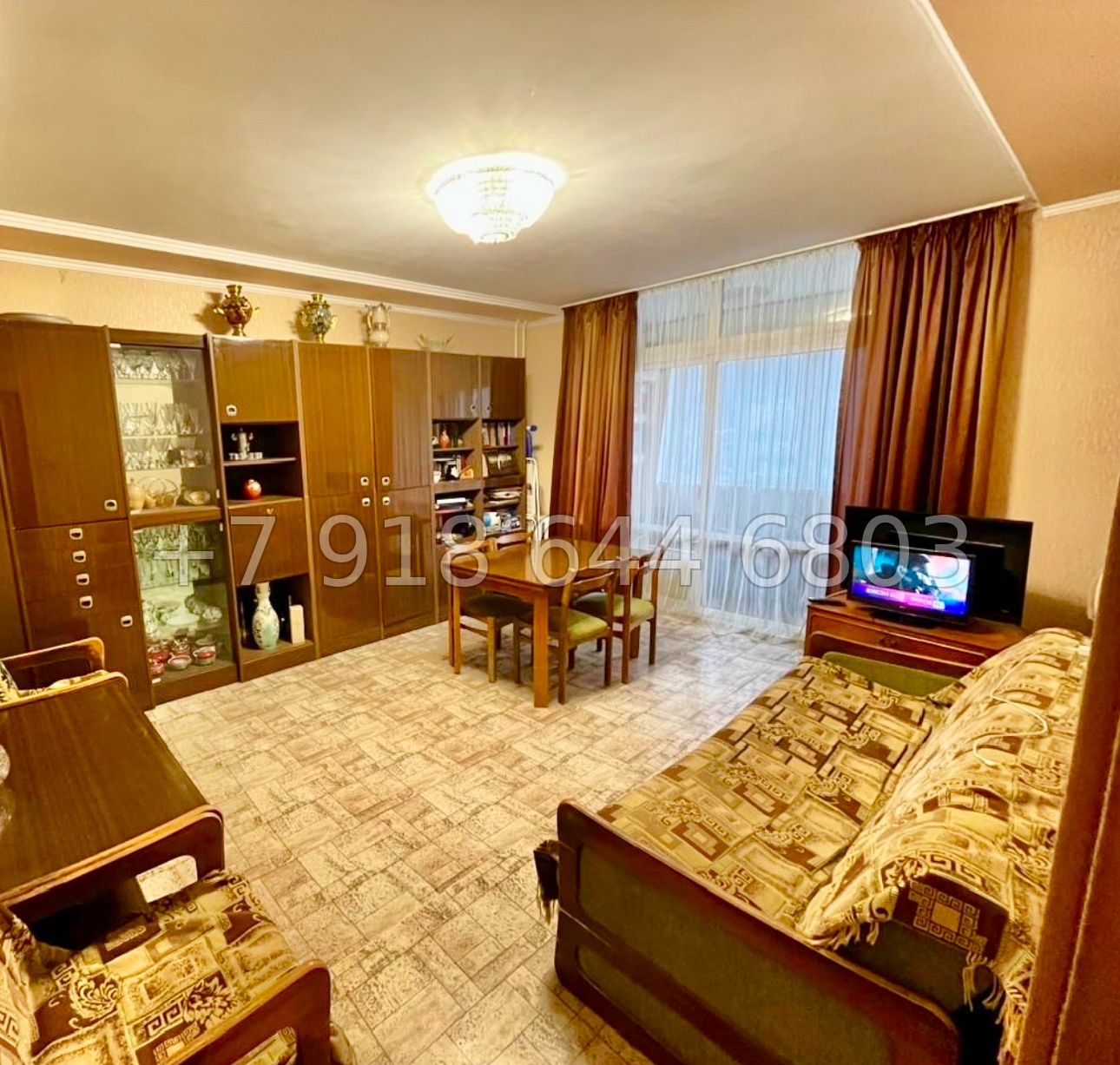 № 543 р. Трёхкомнатная Квартира в Дагомысе  - миниатюра 1