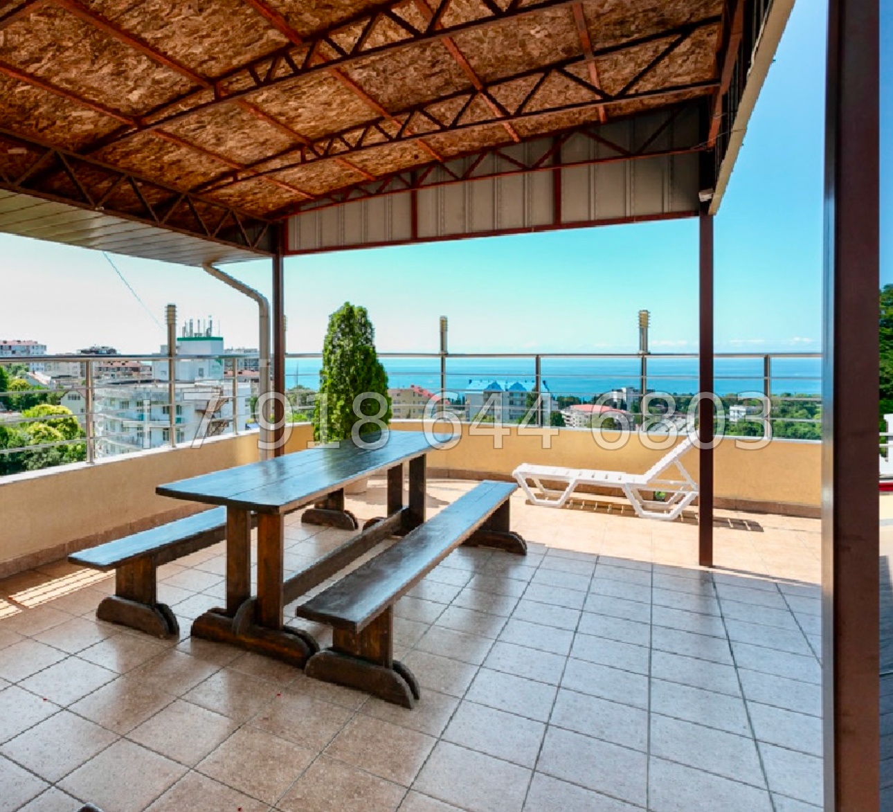 № 574 р. Квартира с бассейном на крыше в Сочи  - миниатюра 3