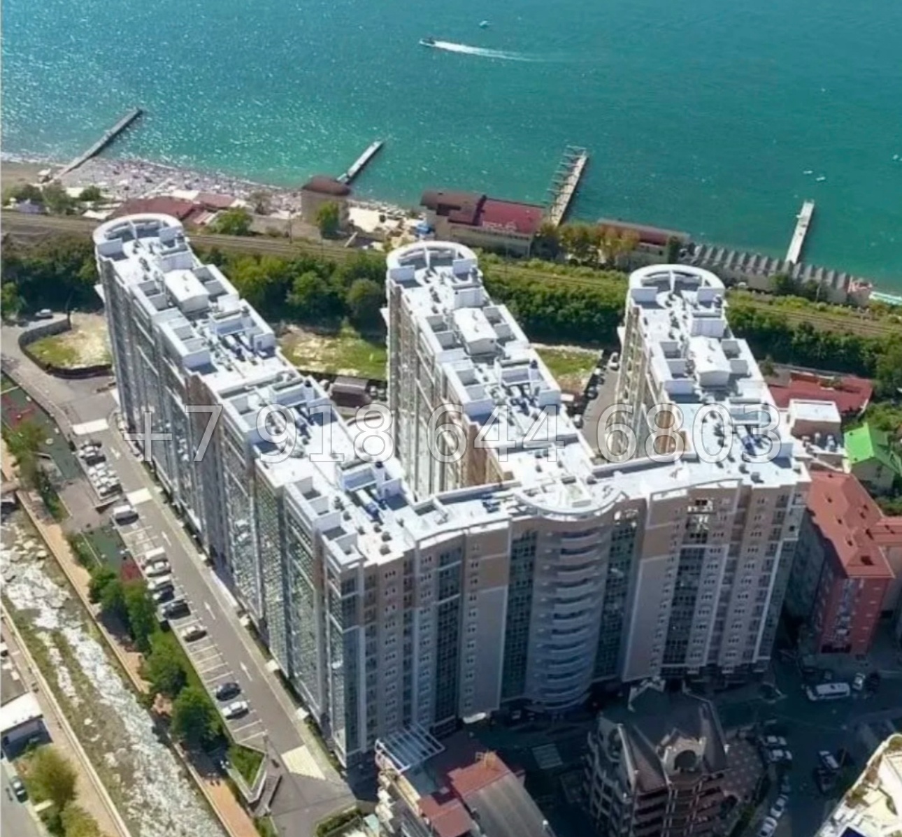 № 408р. Трёхкомнатная квартира на море в Сочи  - миниатюра 20