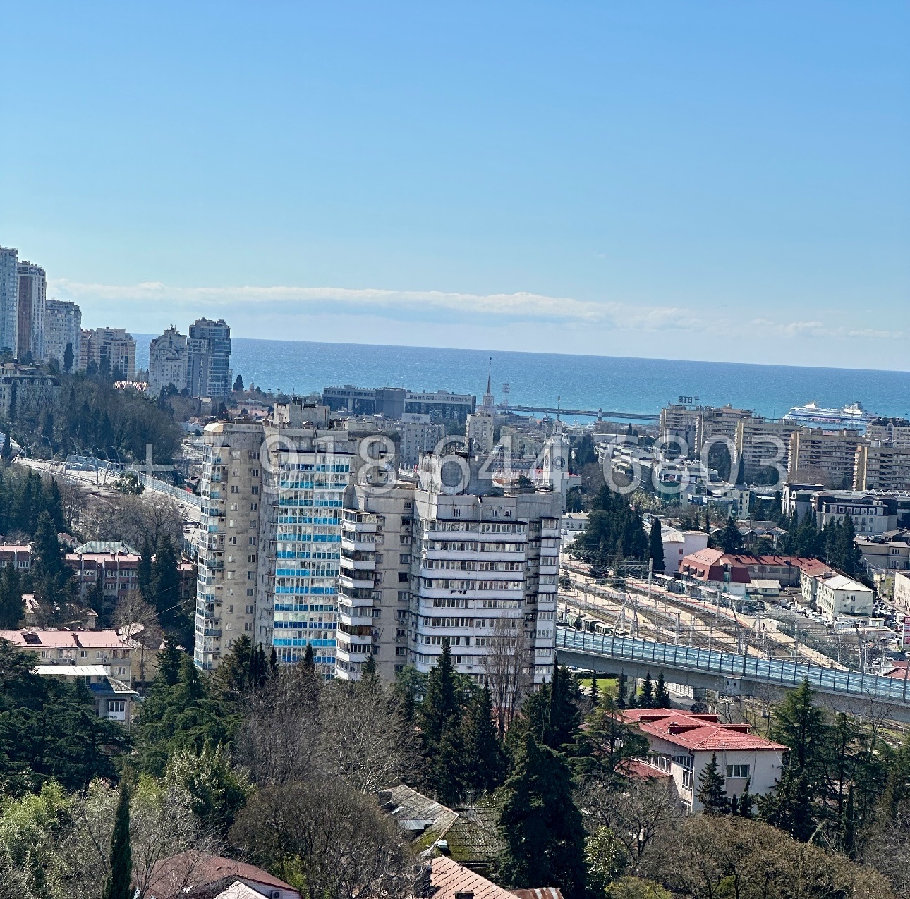 № 337 р. Большая квартира с видом на море в ЖК Огни Сочи - миниатюра 12