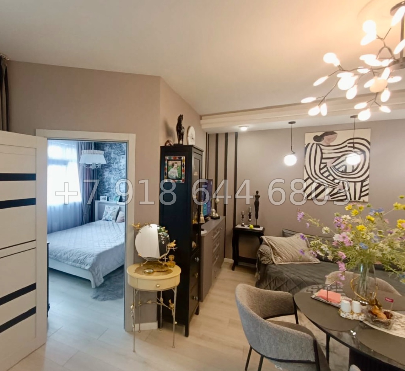 № 306 р. Квартира в центре города Сочи ЖК Парк Горького  - миниатюра 3