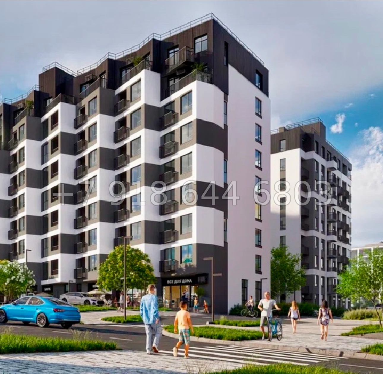 № 7ю. Квартиры в Столице Крыма. До моря 25 минут езды. ЖК Подсолнух Симферополь - миниатюра 4