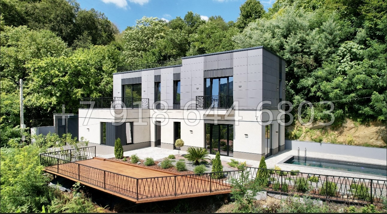 № 70 Б. Самый роскошный дом в Адлере с красивым видом  - миниатюра 3