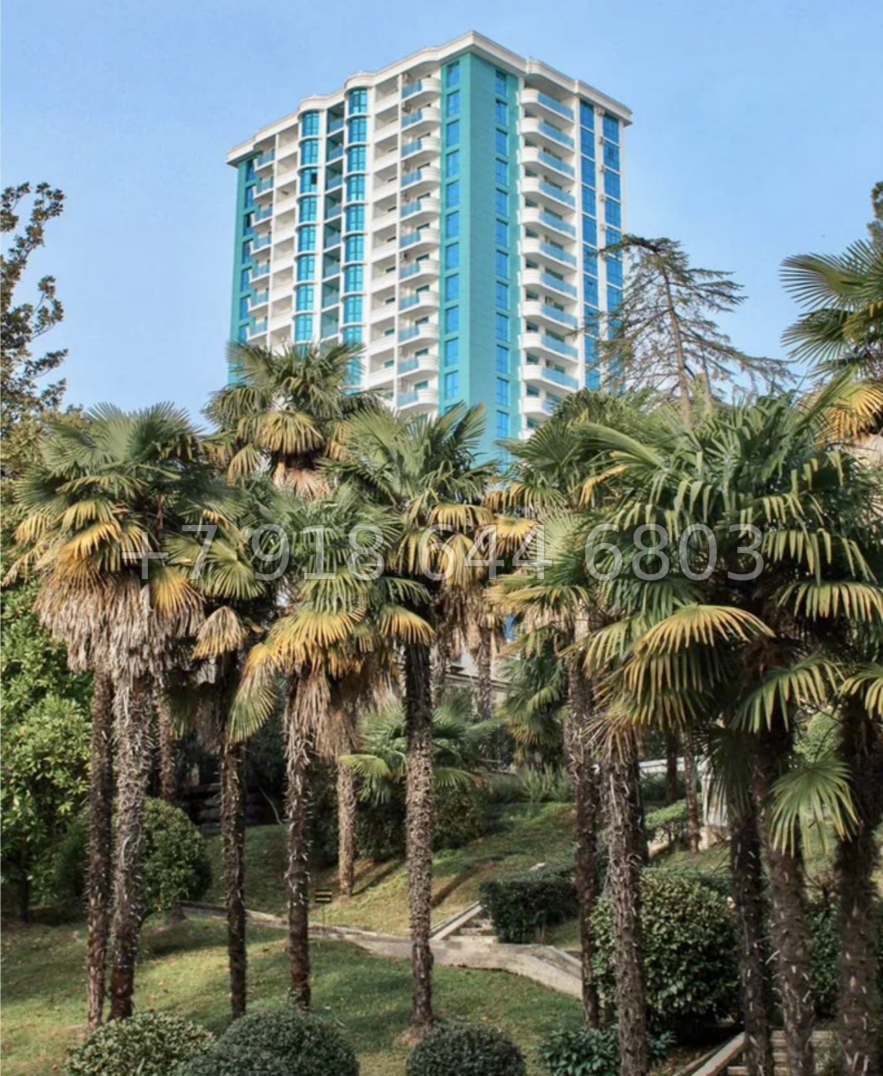 № 12е. Единственная квартира в этом доме большой площади. ЖК Белый Дворец Сочи  - миниатюра 1