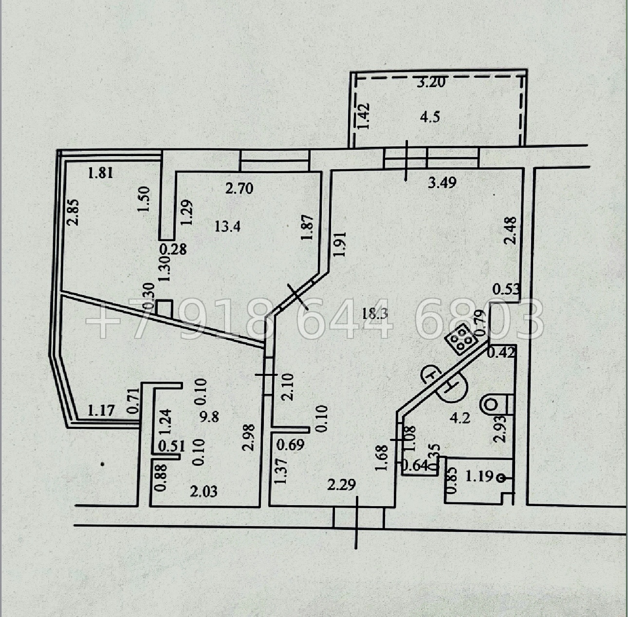 № 211 р. Квартира с бассейном у моря в Сочи  - миниатюра 23