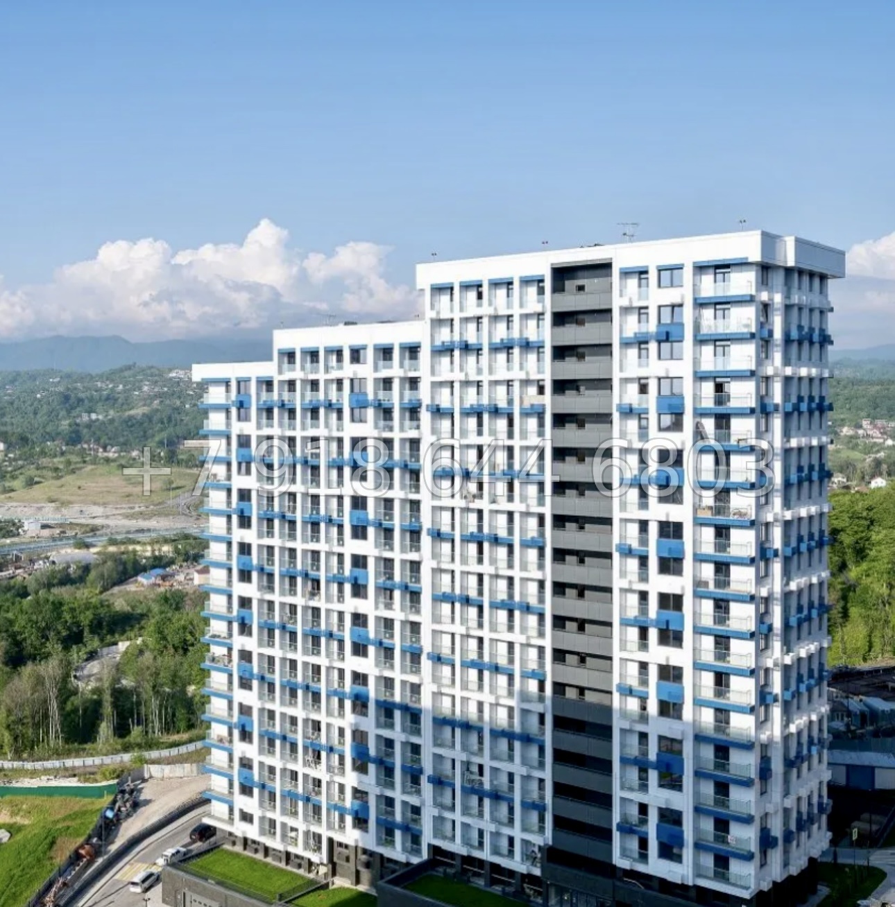 № 48р. Квартира недорого в закрытом жилом комплексе в городе Сочи  - миниатюра 14