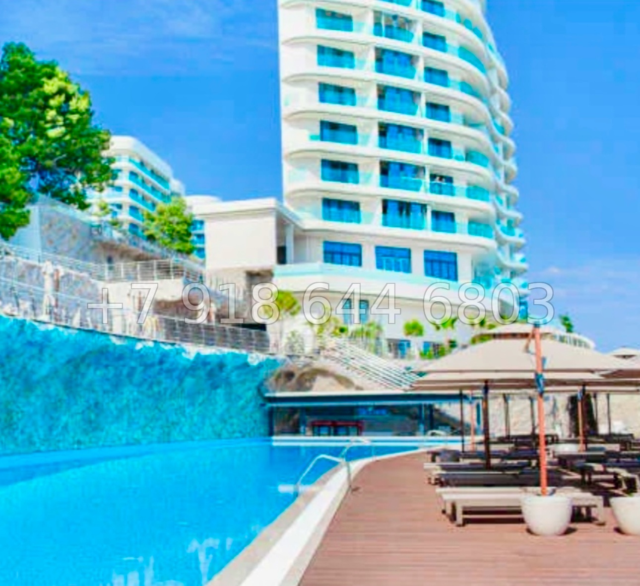 № 54 г. Центр Ялты. АК Sky Plaza 3. Апартаменты на море - миниатюра 31