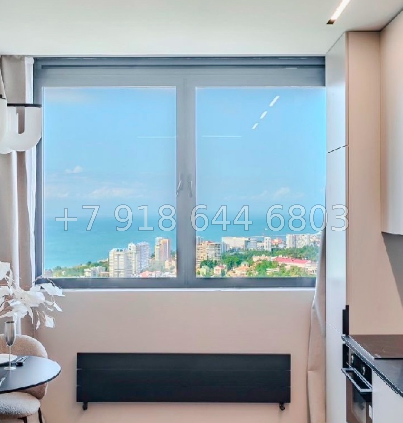 № 456 р. С видом на море квартира в ЖК Кислород Сочи  - миниатюра 1