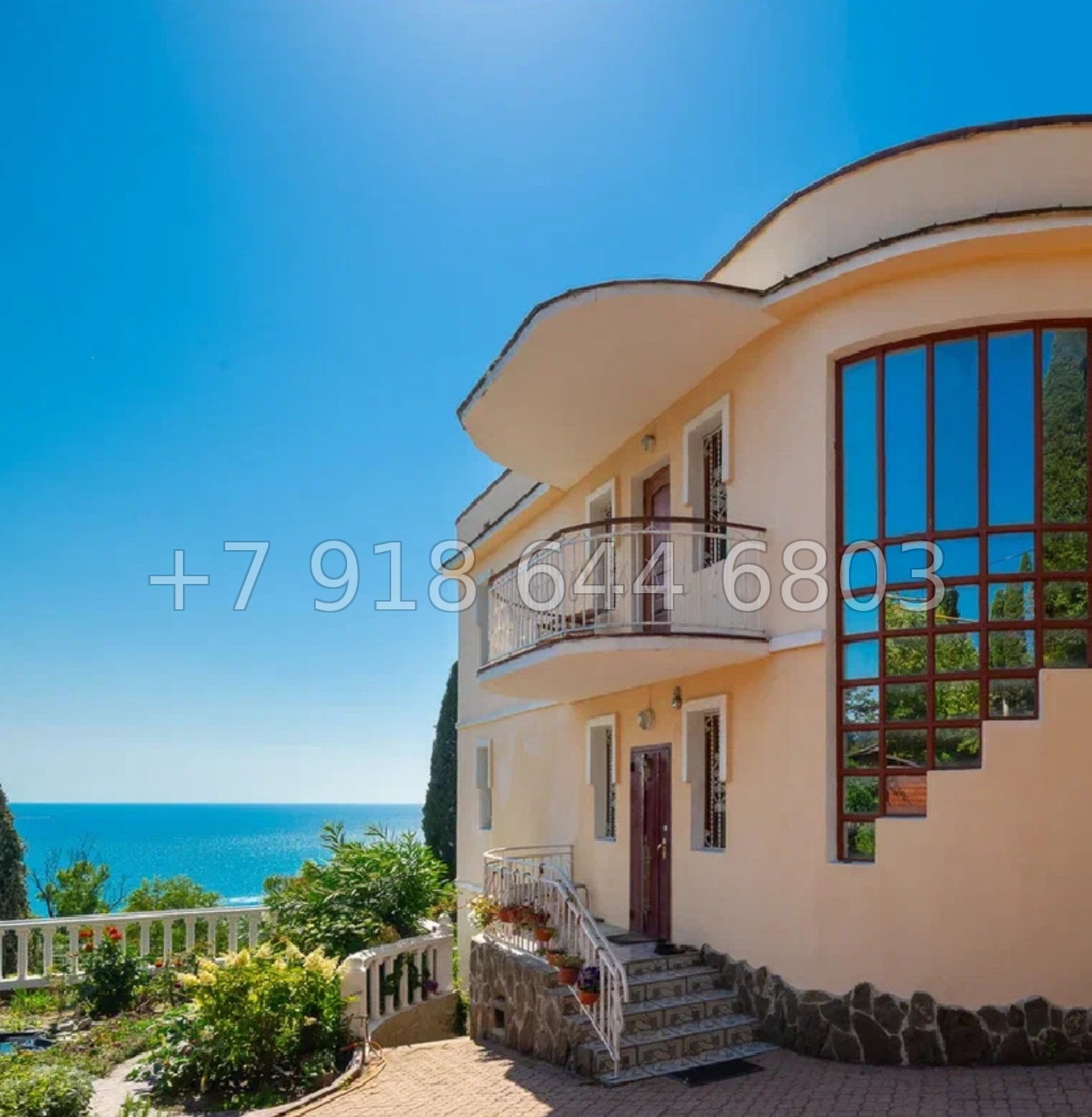 № 198 Б. Дом с ремонтом и мебелью. Вид на море. Сочи Хоста  - миниатюра 1