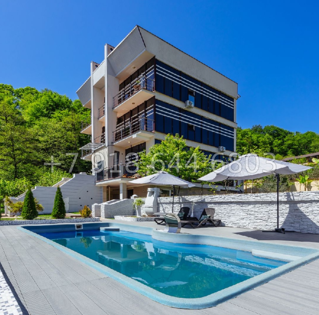 № 219 Б. Роскошная вилла в Сочи Каштанах - миниатюра 1