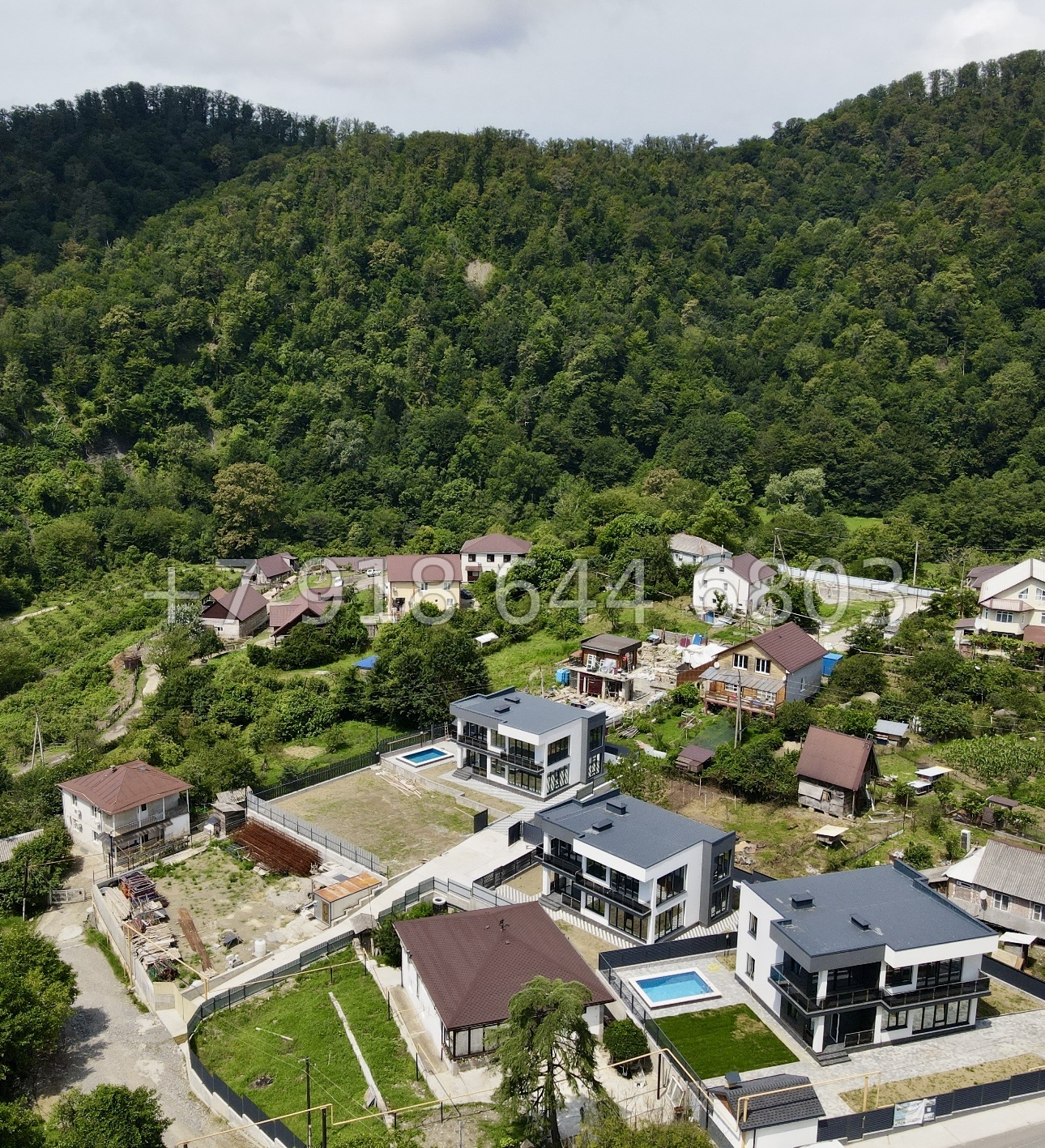 № 62 Б. Дома в Дагомысе с бассейном  - миниатюра 9