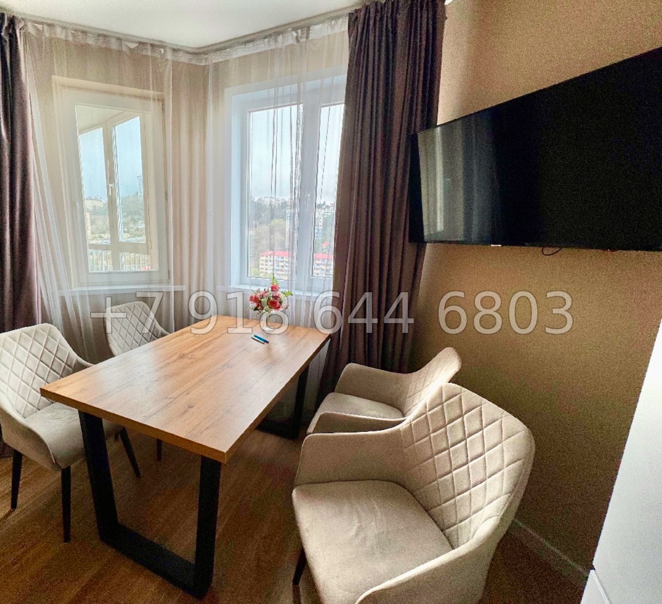 № 443 р. У Дендрария в Сочи хорошая квартира  - миниатюра 17