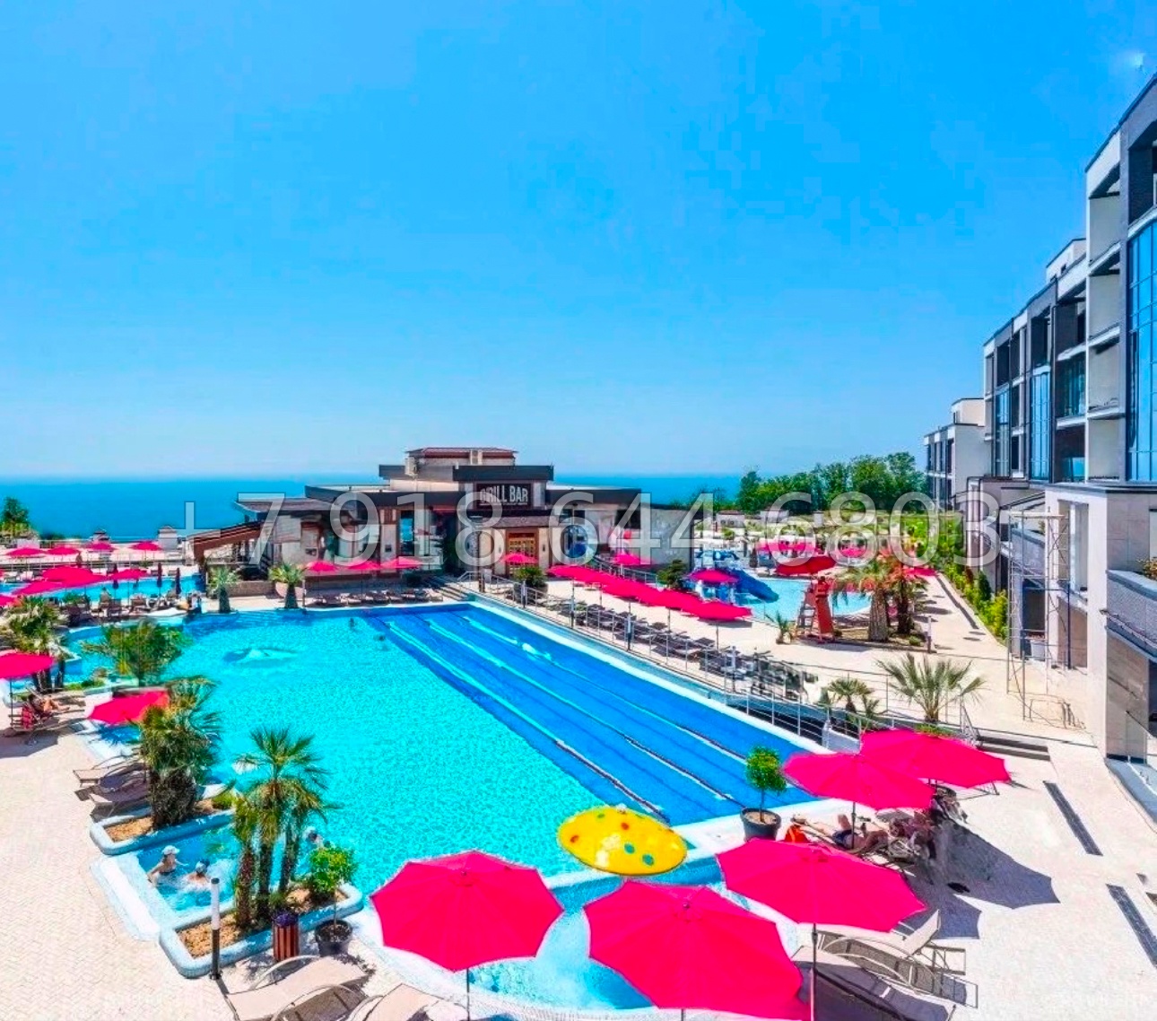 № 482 р. ЖК Лазурный берег Сочи. Квартира с бассейном  - миниатюра 25