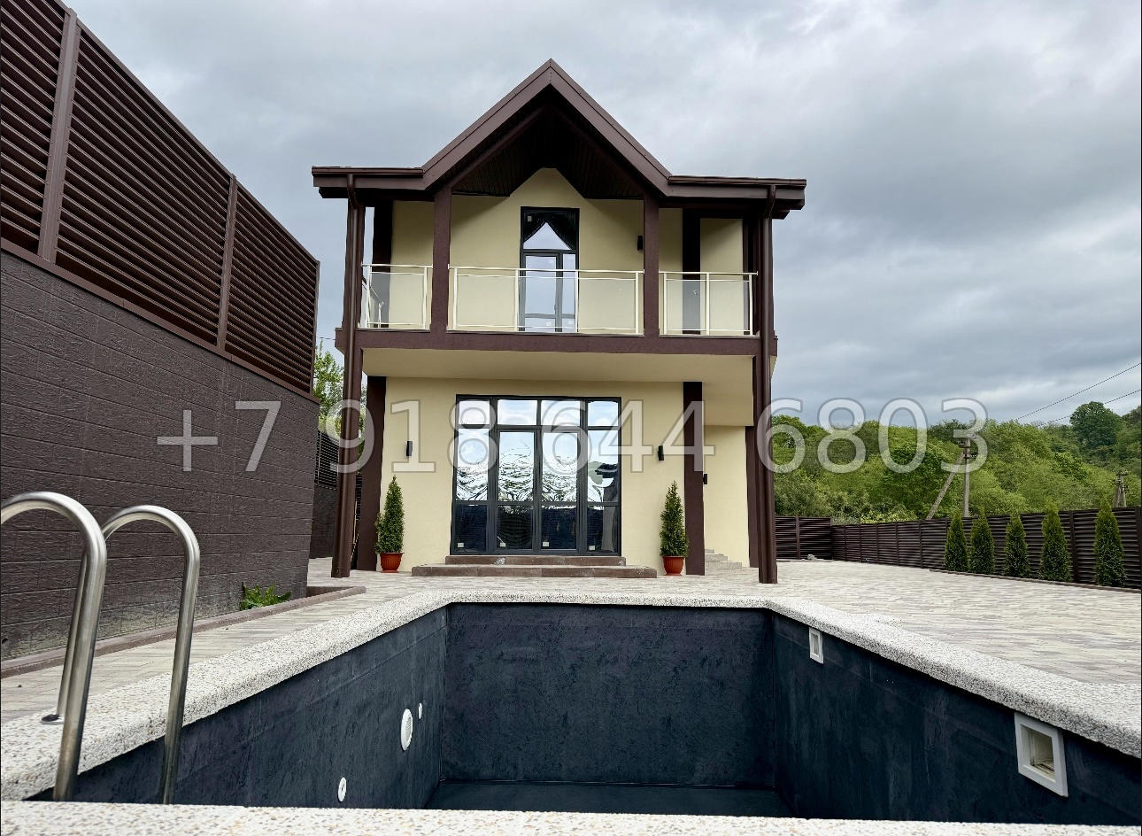 № 10 Б. Дом Шале в Адлере с бассейном  - миниатюра 3