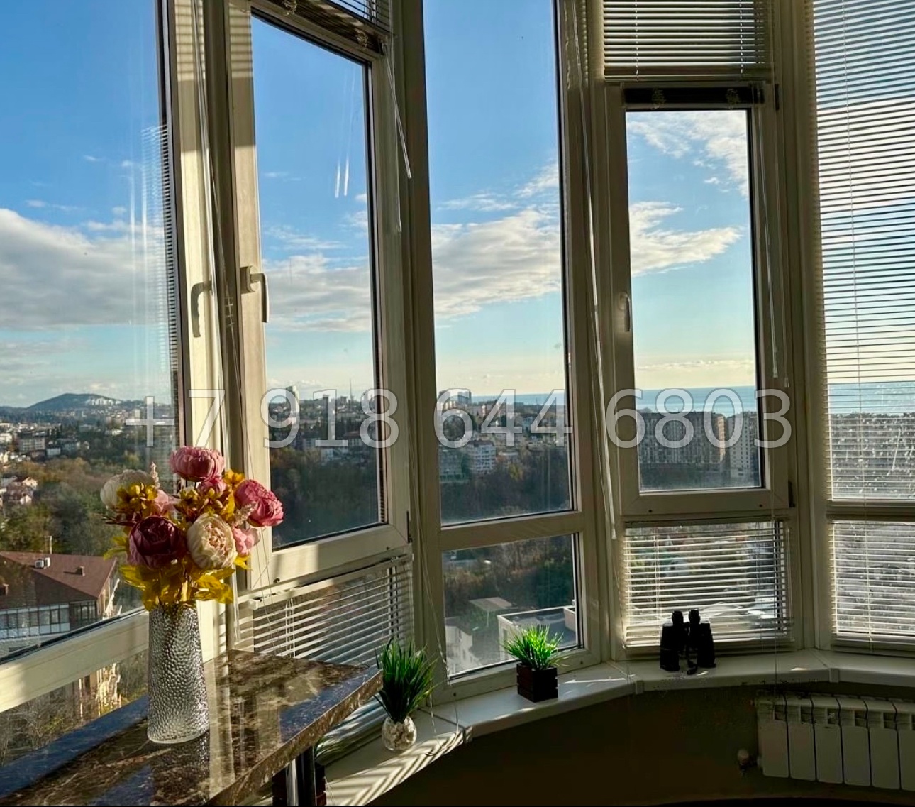 № 141 р. Трёхкомнатная Квартира в Сочи. Вид на море - миниатюра 2