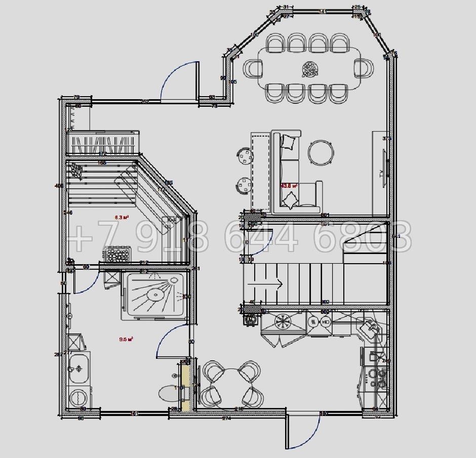 № 124 А. Дом в Адлере с газом  - миниатюра 8