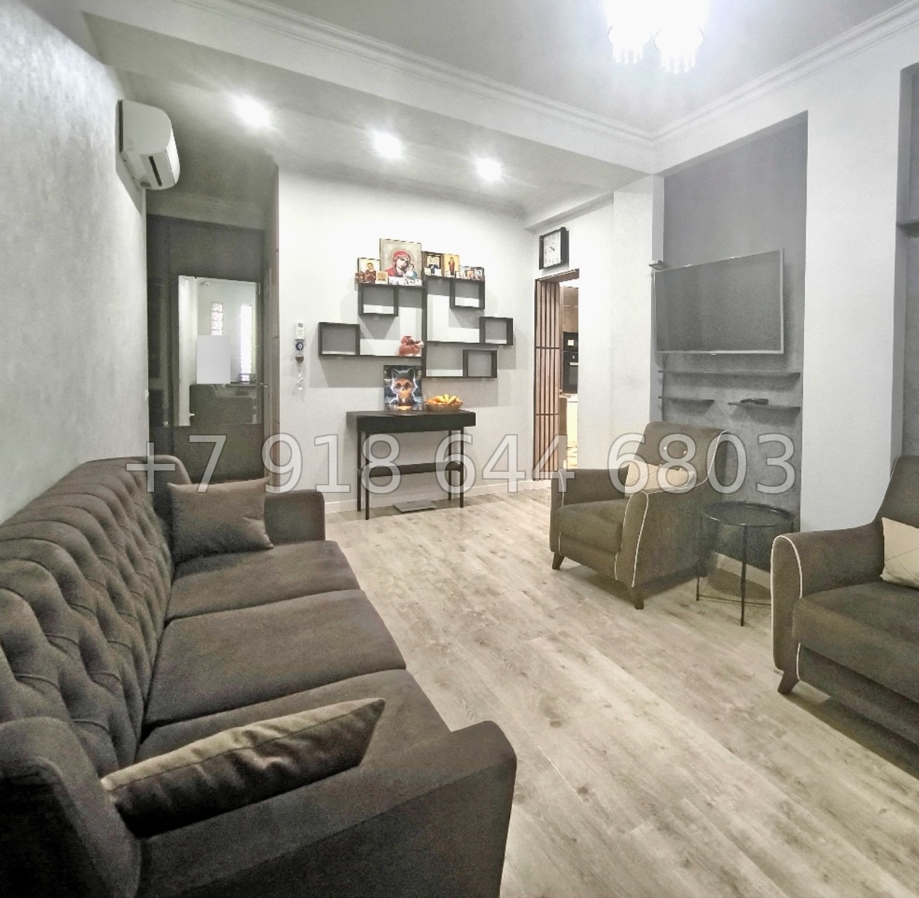 № 525 р. Трёхкомнатная квартира в городе Сочи  - миниатюра 3