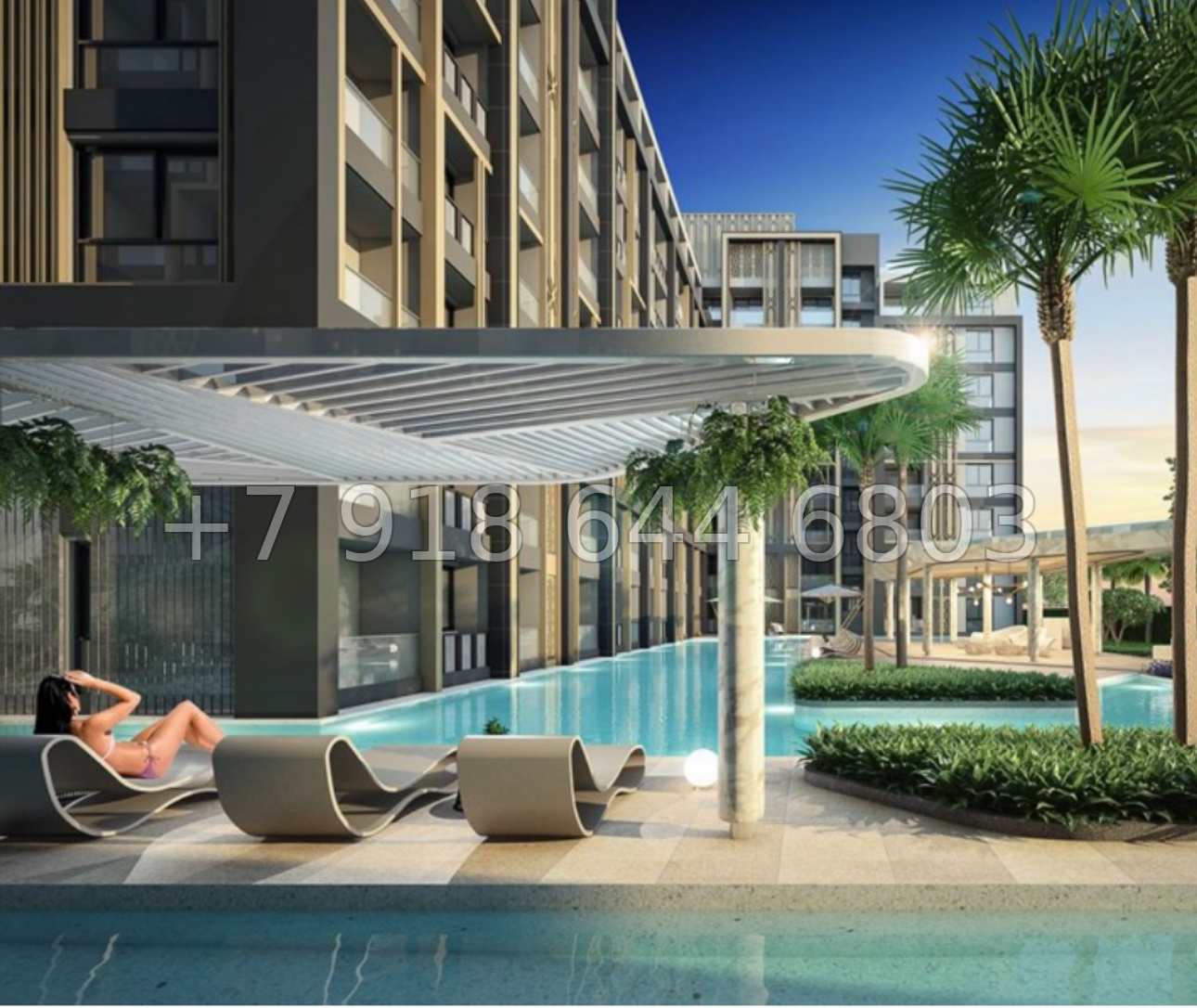 № 9. Pristine Park 3 Dusit Group Джомтьен пляж р-н - миниатюра 4