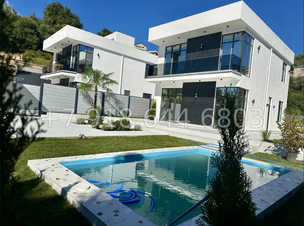 № 12 Б. Дома с бассейном в Адлере  - миниатюра 24