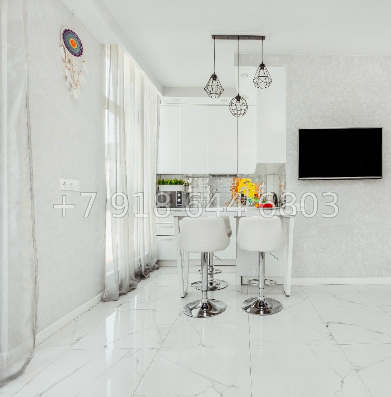 № 185 р. Квартира в Сочи с бассейном  - миниатюра 8