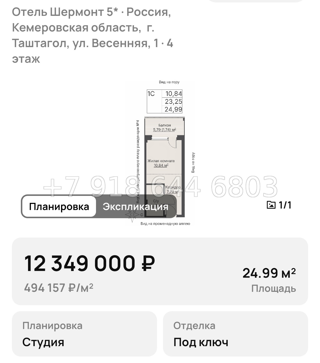 № 1. Отель Шермонт 5* Шерегеш  - миниатюра 65