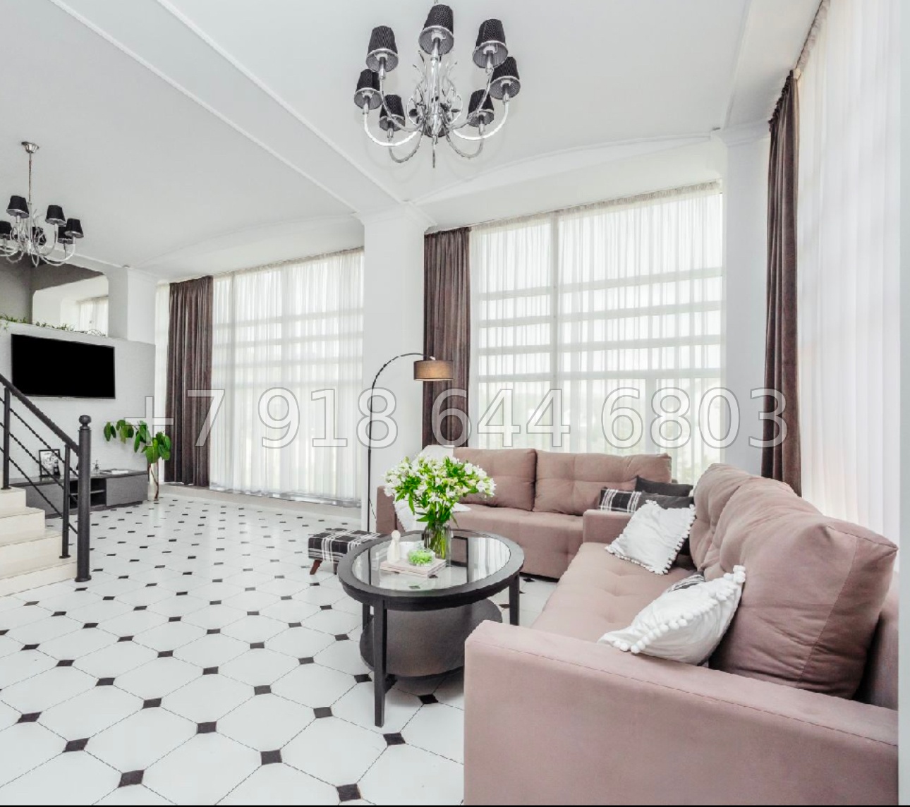 № 219 Б. Роскошная вилла в Сочи Каштанах - миниатюра 25