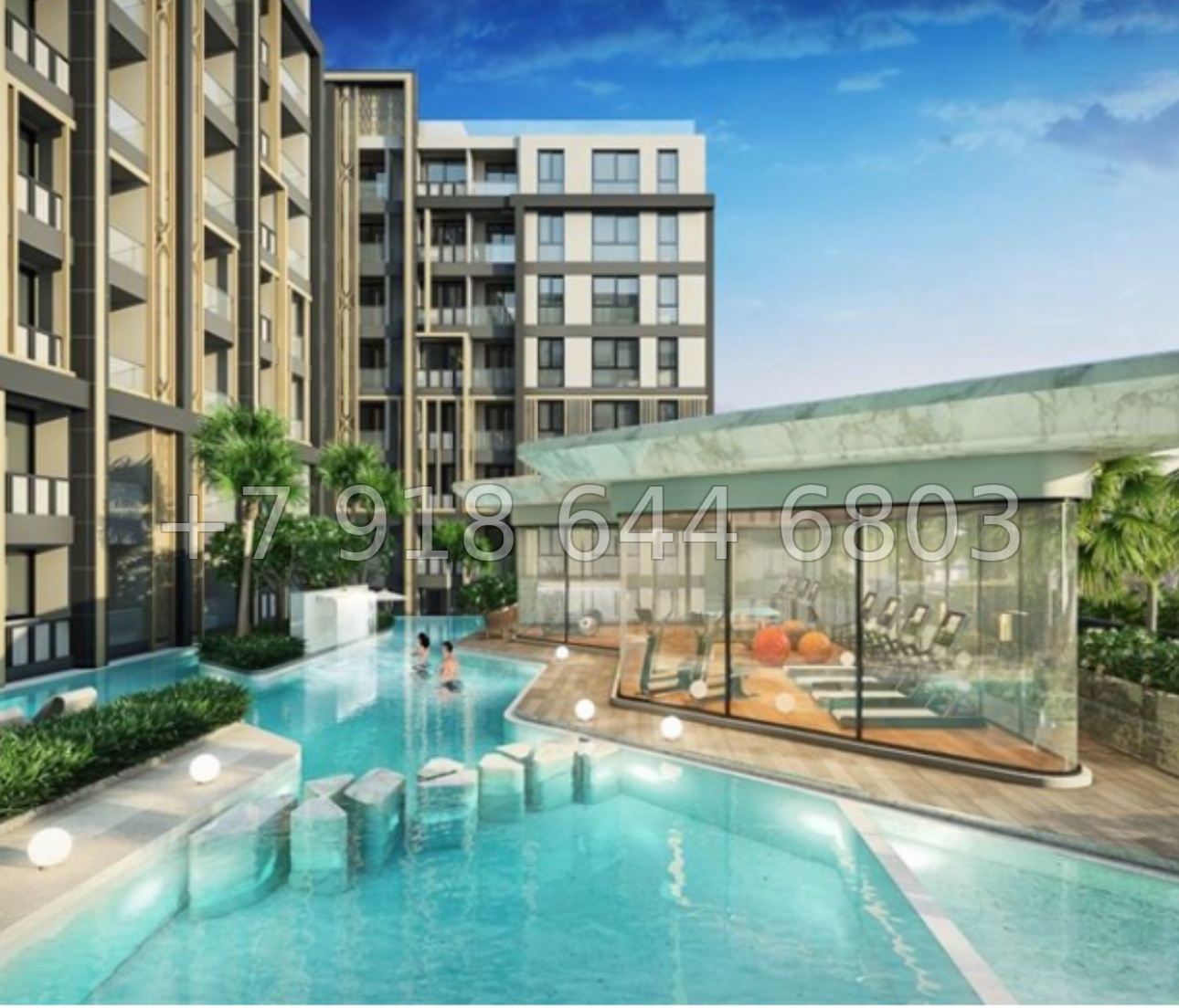 № 9. Pristine Park 3 Dusit Group Джомтьен пляж р-н - миниатюра 1