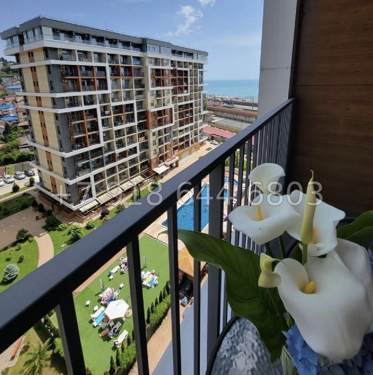 № 318 р. Квартира у моря в ЖК Каравелла Португалии Сочи  - миниатюра 8