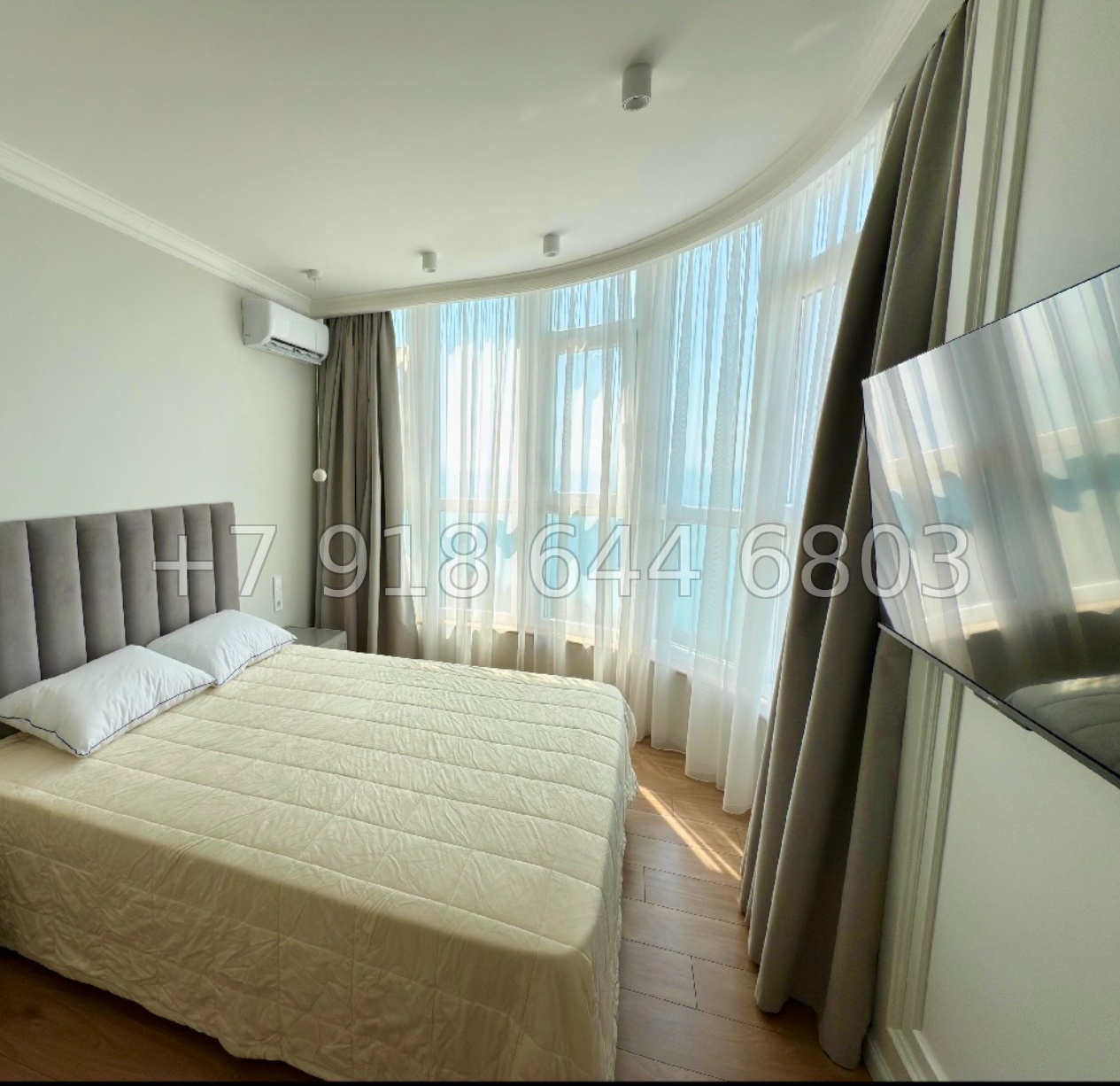 № 576 р. Двухкомнатная квартира с прямым видом на море в городе Сочи  - миниатюра 12