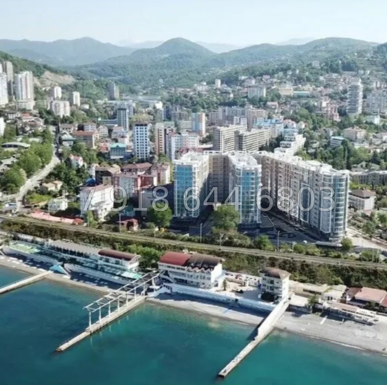 № 365 р. Квартира с видом на море в ЖК Посейдон Сочи  - миниатюра 12