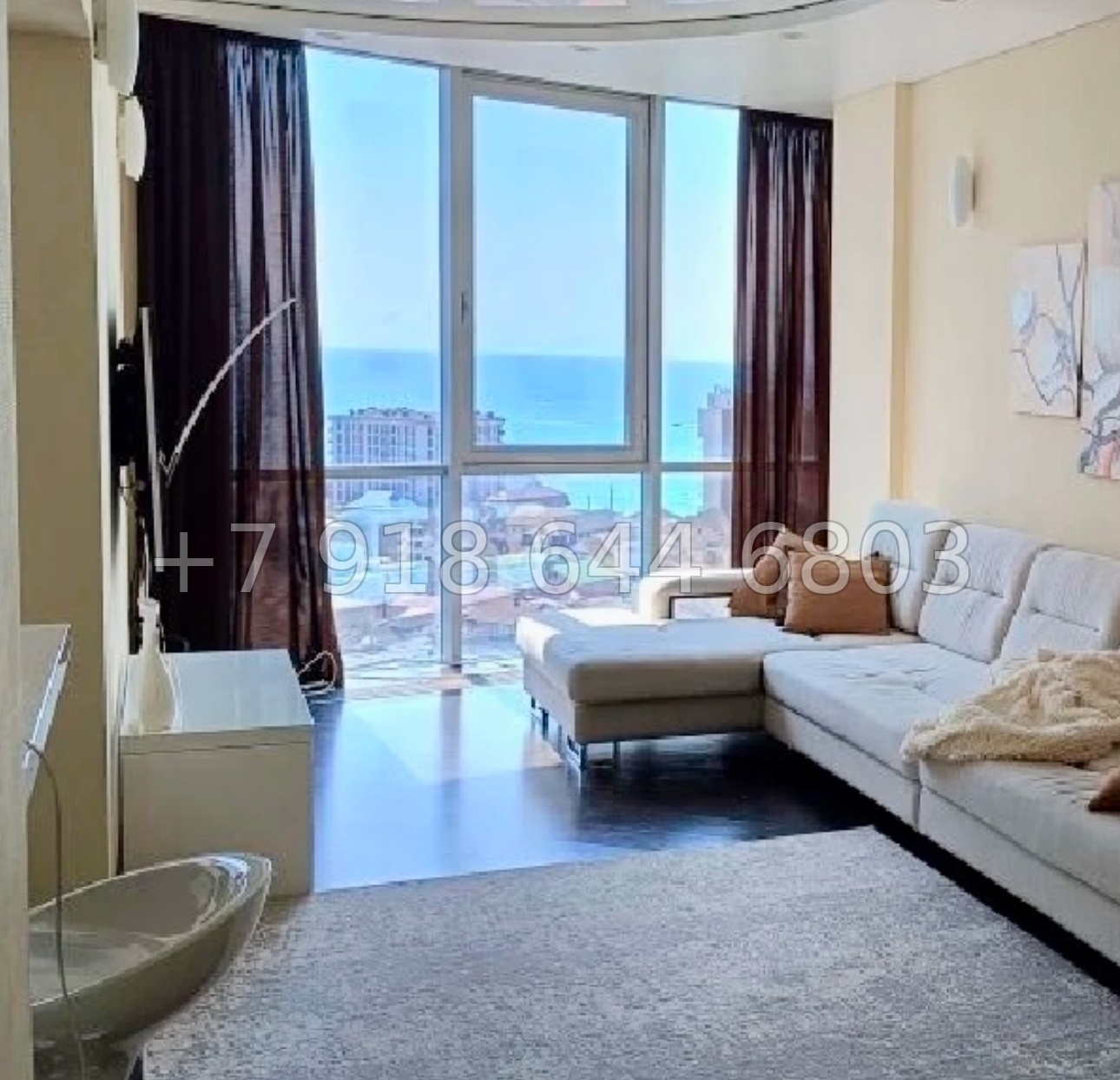 № 462 р. С видом на море квартира в Адлере  - миниатюра 15