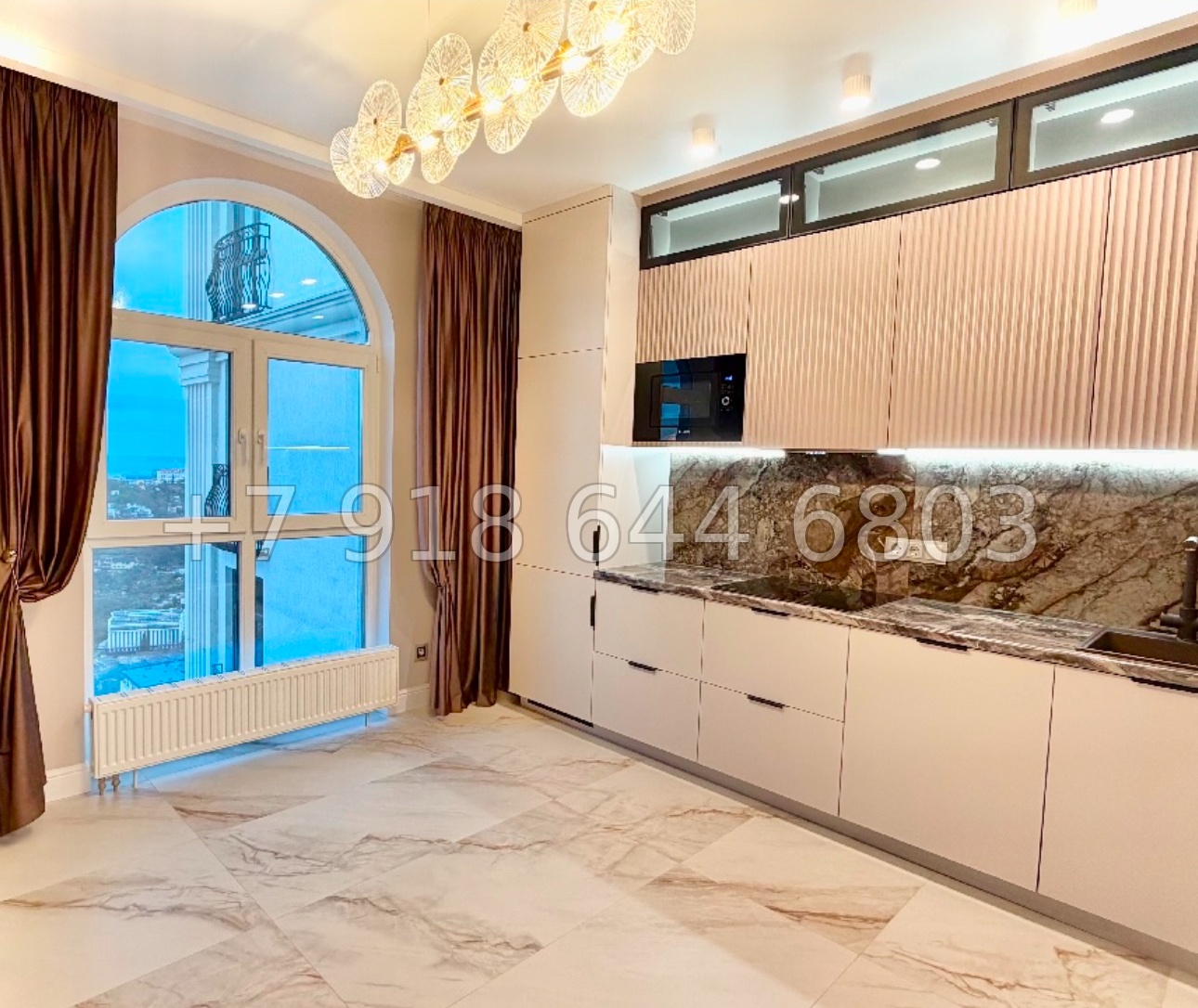 № 420 р. ЖК Меркато Сочи квартира с видом на море  - миниатюра 1