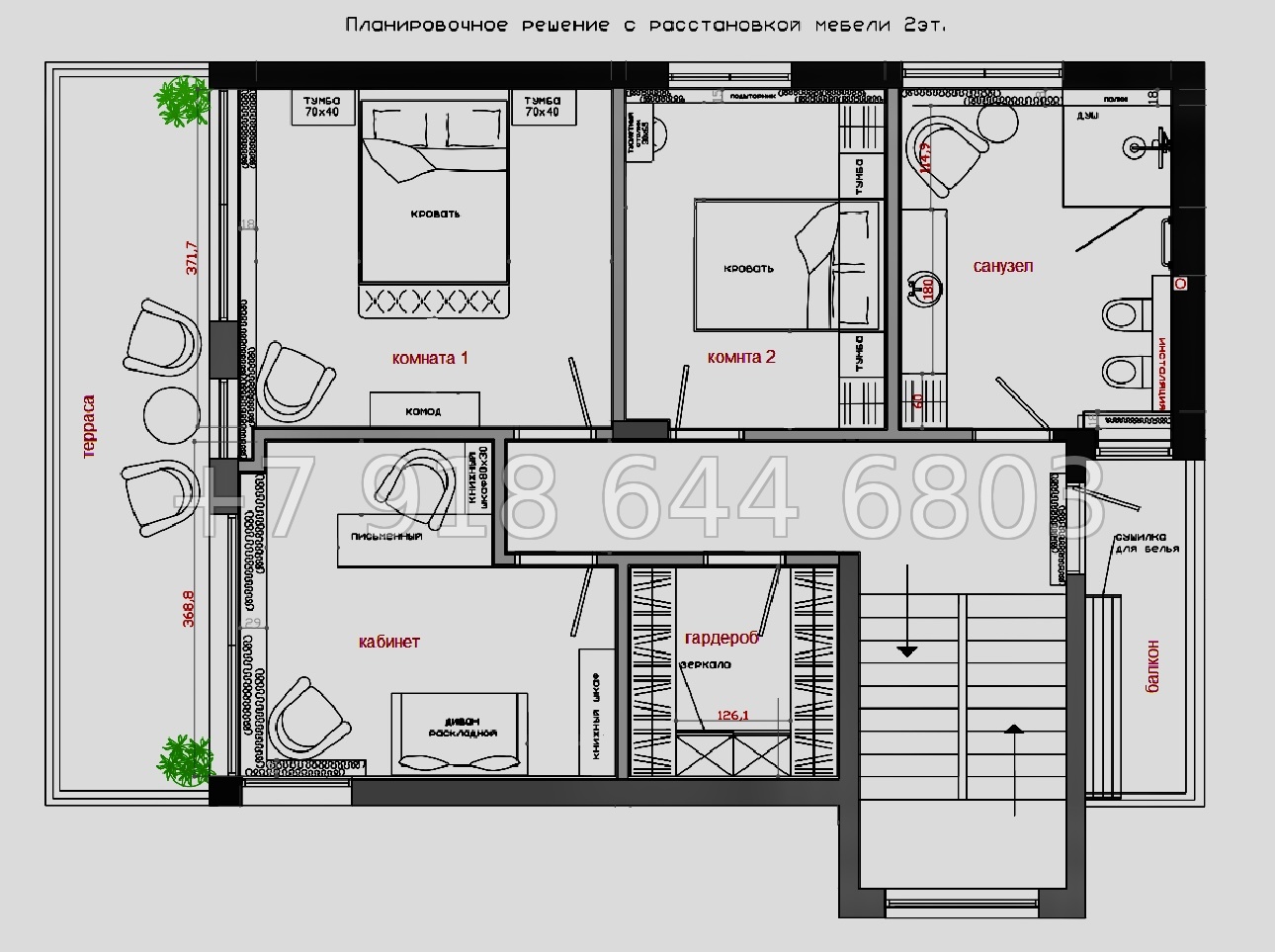 № 67 в. Дом в дорогом коттеджном посёлке в Адлере  - миниатюра 28