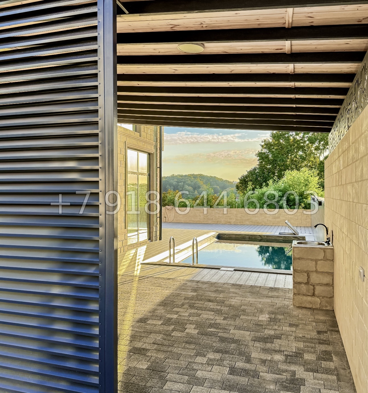 № 21 Б. Два дома с бассейном в Адлере  - миниатюра 7