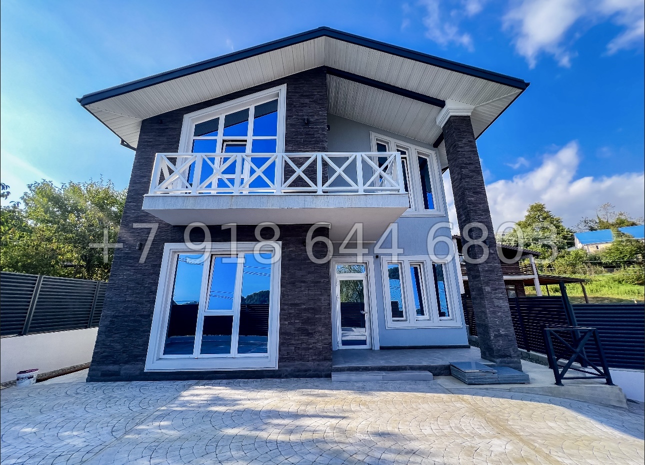 № 60 Б. Отличный дом с большим участком земли в Адлере с бассейном  - миниатюра 39