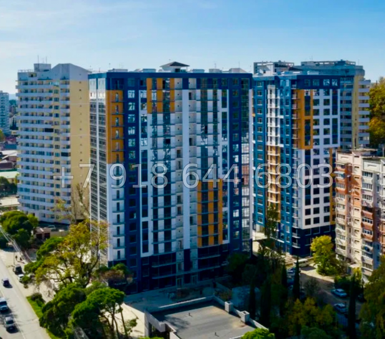 № 12р. Квартира в 10 минутах ходьбы от моря в ЖК Адлер  - миниатюра 18