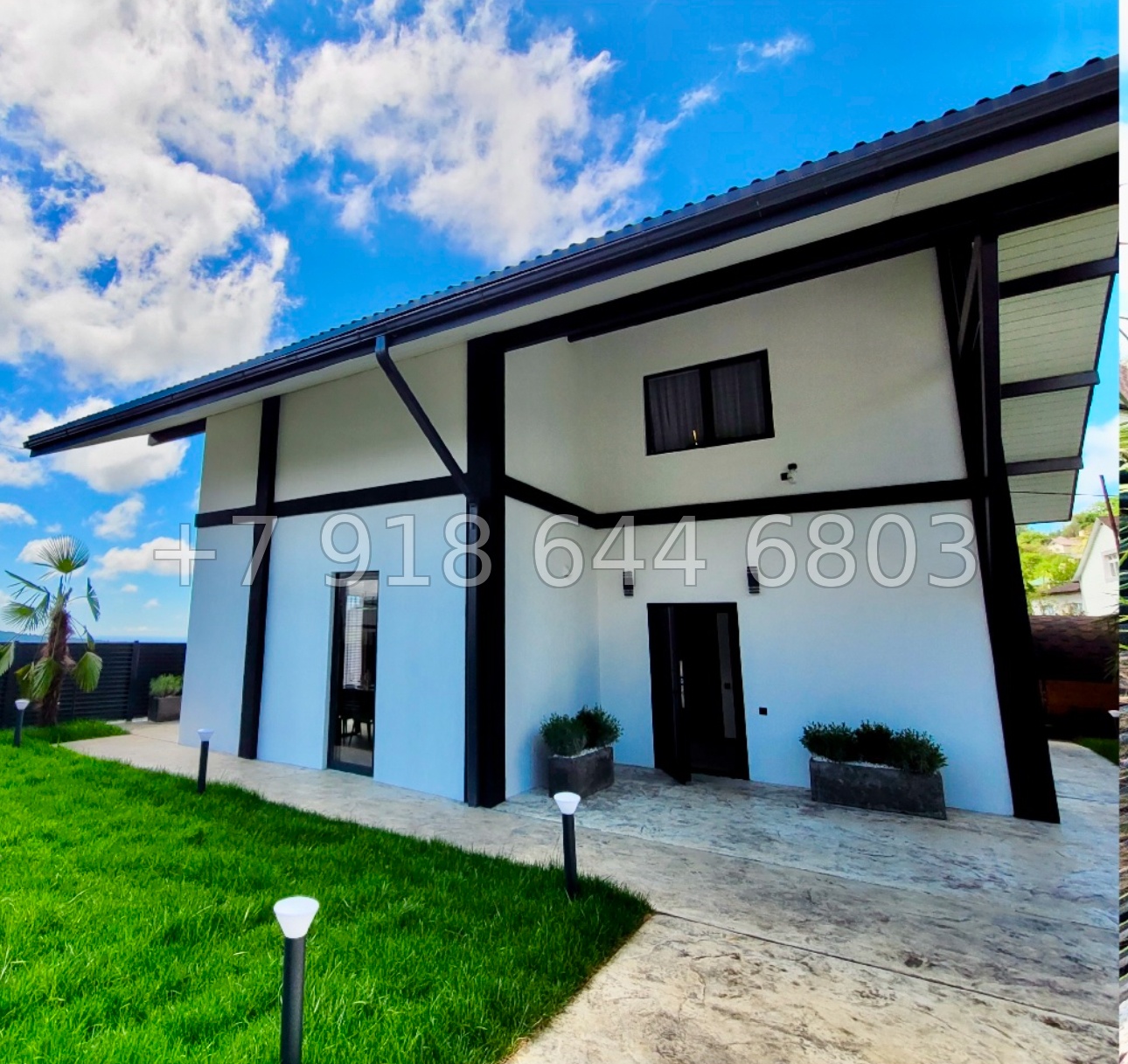 № 191 Б. Дом в Адлере Фахверк с ремонтом  - миниатюра 4